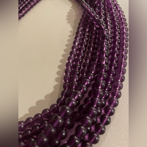 Vintage Elizabeth Taylor "Forever Violet" Statement Necklace 1994 Collection - Picture 12 of 16